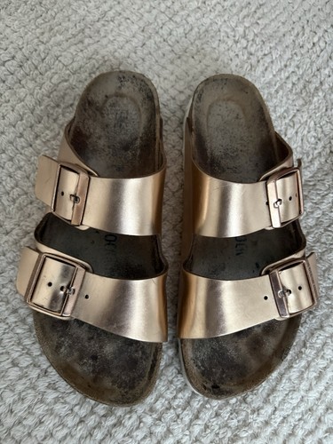 Birkenstock rose gold leather - rose,