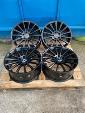 NEW 4x 18” MERCEDES TURBINE STYLE ALLOY WHEELS 5x112 A C CLASS 18 Inch