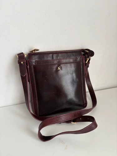 Joules burgundy leather