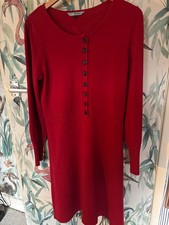 Red, Red Herring Dress. Enhances any figure Size 16. Fitting at waist