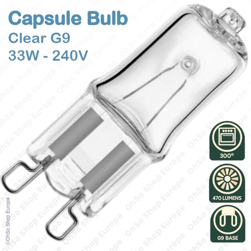 Oven bulb lamp 33w - oven, g9