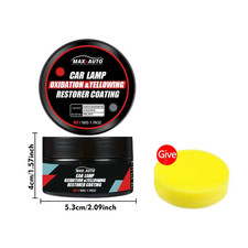 Car Headlight Restoration Kit Scratch Remover Oxidation Cleaner Repair Paste