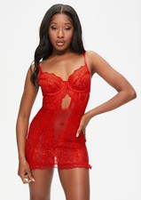 ANN SUMMERS RED CHIFFON &