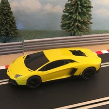 Scalextric 1:32 Car - Yellow Lamborghini Aventador #WM