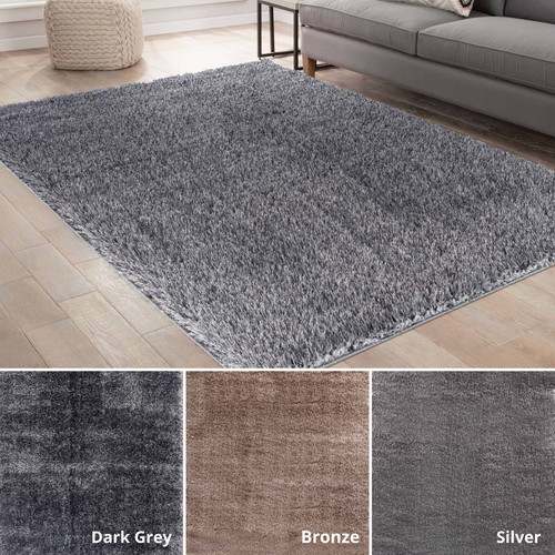 Shaggy area rugs - area, shimmer