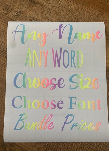 Rainbow pastel vinyl labels - pastel,,
