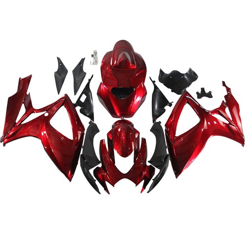 Black red bodywork for suzuki - red,