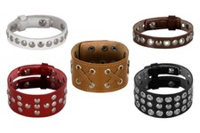 Unisex Eyelet Studded Real