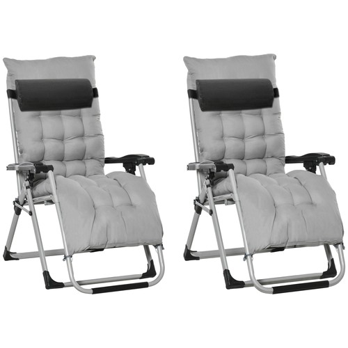 Outsunny pcs reclining zero - outsunny,