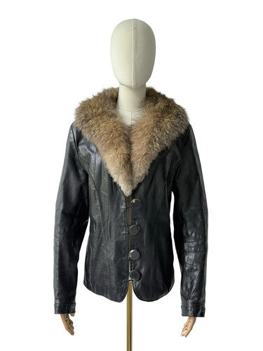 Vintage real leather jacket - vintage,