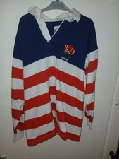 ENGLAND TEAM RUGBY 1991 1993 LONG SLEEVE RUGBY UNION COTTON TRADERS SIZE L