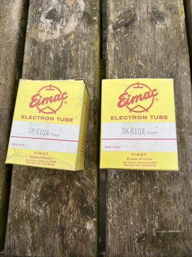 Two eimac 610a - eimac, for