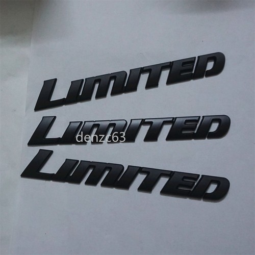 Matte black limited metal - matte,