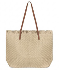 Womens Straw Beach Bag Large