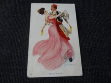 Merry Widow by Archie Gunn 1908 Social History Postcard Artist - 106853