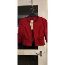 BNWT red satin feel evening