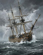 H.M.S VICTORY WEATHERING A