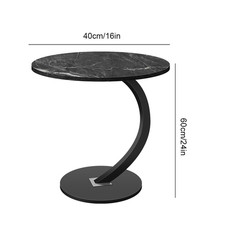 Side Table C Shaped Sofa Small
