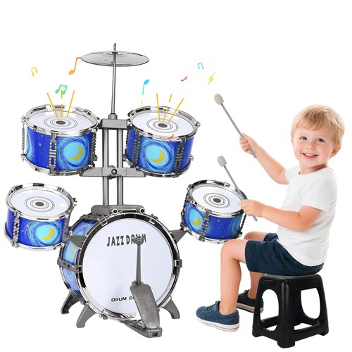 Upgraded kids drum kit - upgraded,