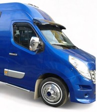 Sun Visor Solid Black ABS FITS R. Master / Movano /NV 400 2010-2017 (5 mm)