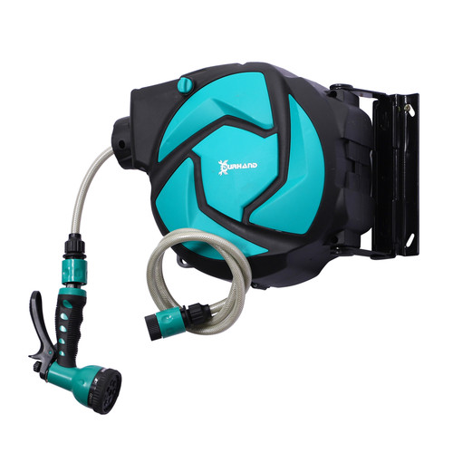10m water hose reel compact - water,