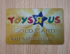 Toys "R" us Members Gold Card