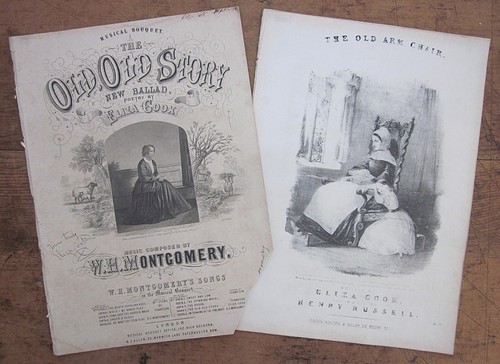 19thc old armchair story - old,