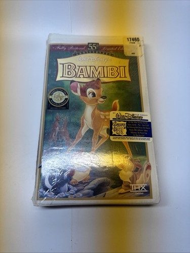 Sealed vhs bambi 55th - bambi,