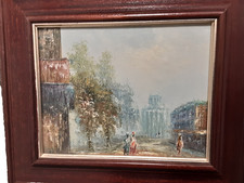 PARIS STREET SCENE GENUINE OIL