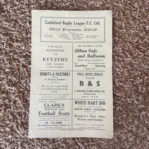 1949 rugby league football - rugby,