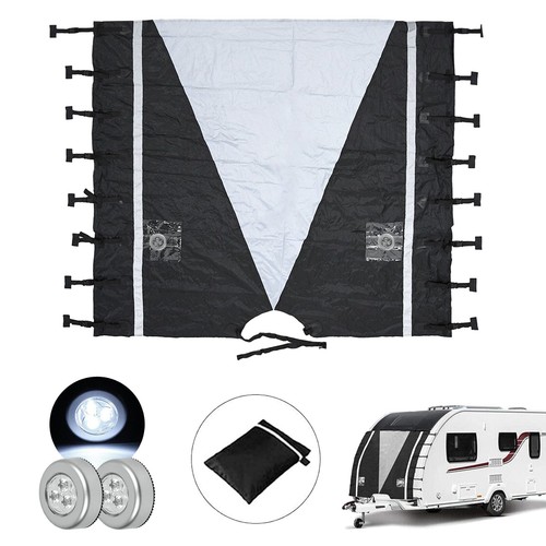 Caravan front towing - caravan, cover
