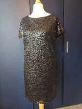 Next Black Full Sequin Dress