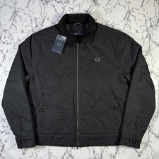 FRED PERRY Mens Black Cotton