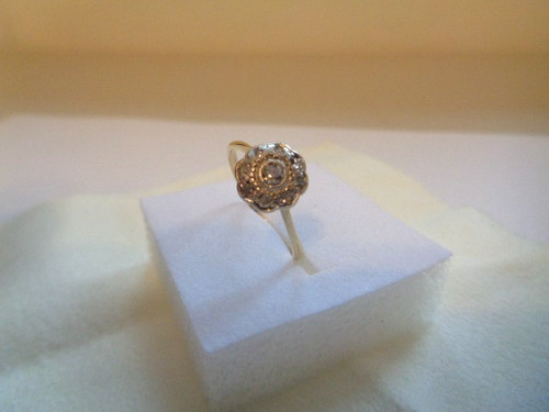 Antique 18ct gold - gold, platinum