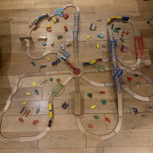 Wooden train track bundle brio - wooden,