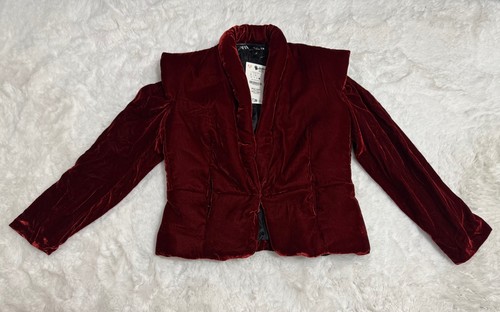 Zara velvet quilted - velvet, jacket