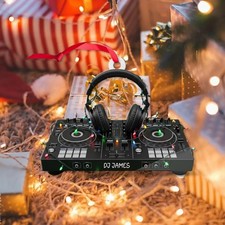 CUSTOMIZABLE DJ Controller Ornament, PERSONALIZABLE Acrylic Music Lover Gift