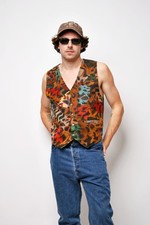 Vintage western mens leather