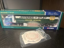 Corgi cc12416 Jeferies of otley - Volvo Globetrotter curtainside - Ltd edition 