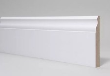 White Primed MDF Ogee Skirting Board 120mm X 20mm X 2.4mtr PRICE IS PER LENGTH