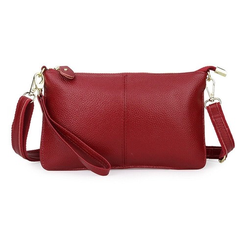 Womens genuine leather clutch - leather,