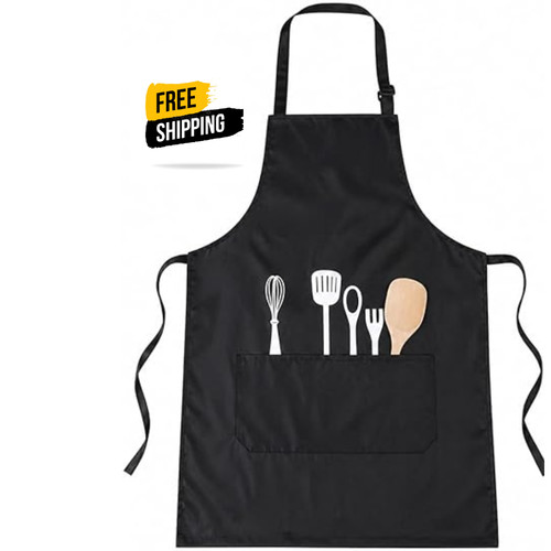2pcs pvc kitchen apron - pvc,
