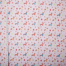 Polycotton fabric festive - fabric,
