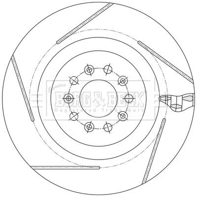 Borg beck bbd6220s - borg, &
