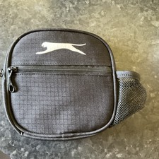 Slazenger Cool Bag Snack Box Drink Bottle Zip Storage Carry Case 