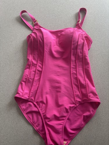 Cerise pink swimming costume - pink,