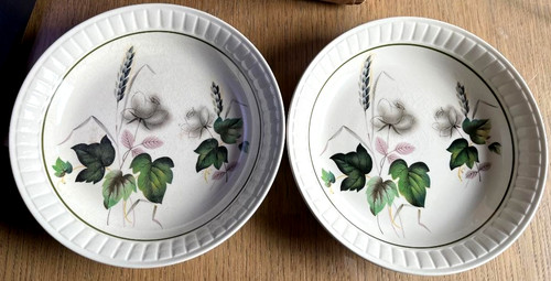 Pair two vintage china - two,