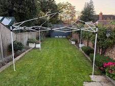 White Metal Frame for 3x3m Pop Up Gazebo