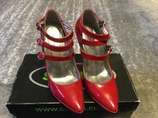 Schuh sexy strappy red patent