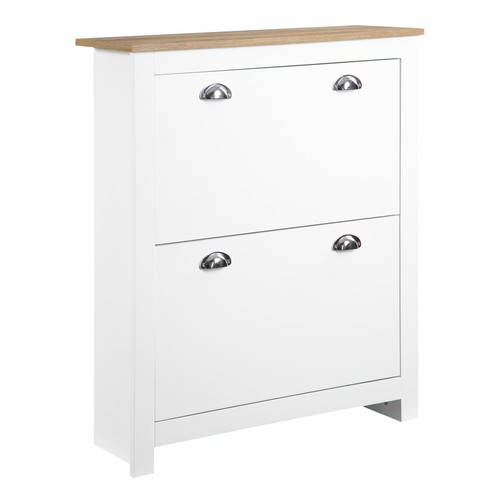 Homcom drawer shoe cabinet - homcom,